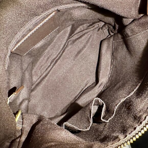 COACH Chelsea Laced Fringe.Duffle Distressed Pebble Leather Chestnut Brown 10399 - Picture 12 of 16